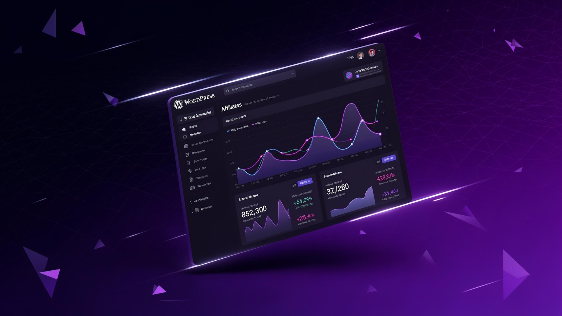 MYAP affiliate dashboard inside the WordPress admin